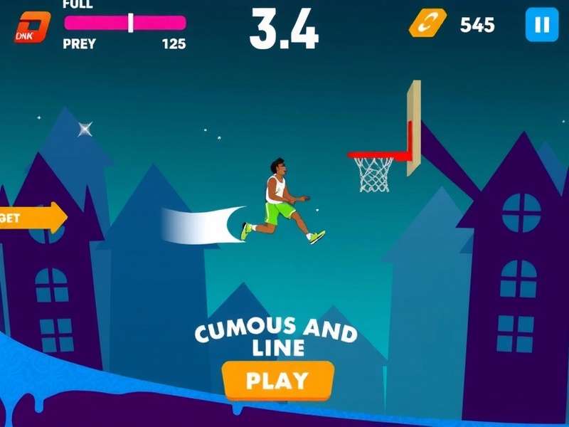 Intense basketball action in Dunk Legend Dunk Legend Gameplay Screenshot